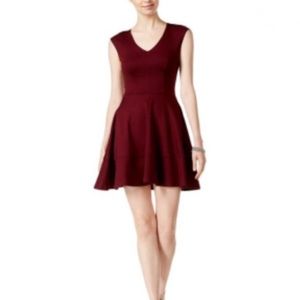 Maroon dress Like New Bar III